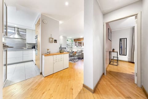Enjoy cooking in this bright, fully stocked kitchen with plenty of counter space.