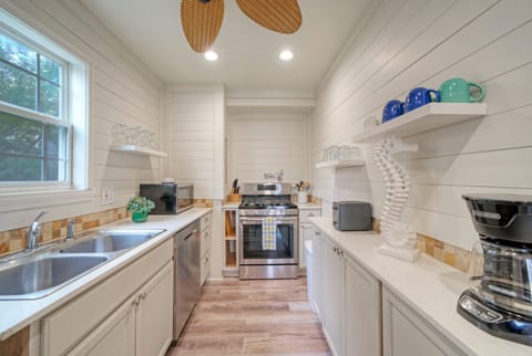 Fully-equipped kitchen.