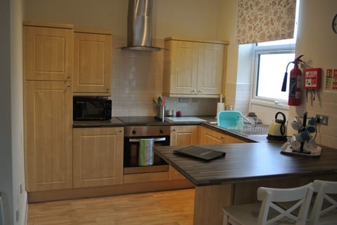 Kitchen and dining area