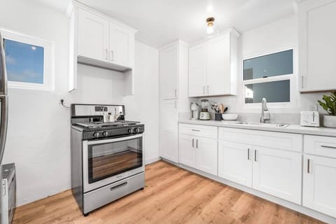 Cook up a storm in this fully equipped kitchen! Kitchen is stocked with cooking essentials!