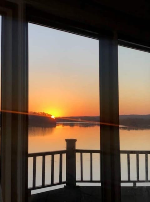 View from upstairs balcony