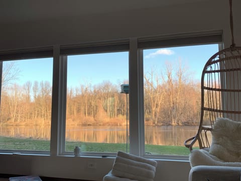 View from living room couch