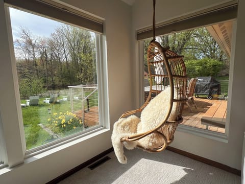 Living room hanging chair
