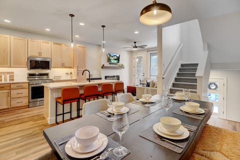 Open Concept Kitchen and Dining