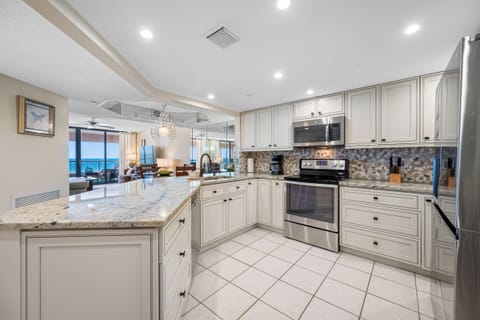 Beautifully Renovated Kitchen with a Gulf View