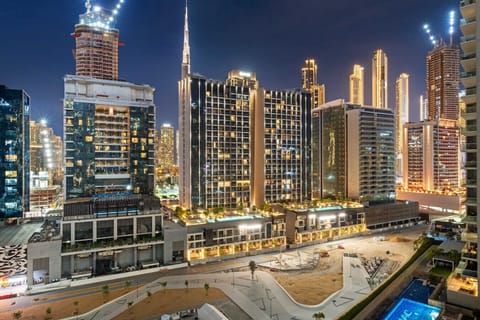 Skyline View: Enjoy breathtaking city lights and modern architecture from your private balcony!