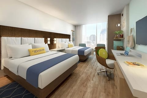 Unit with 2 Queen size beds