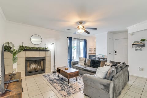 Galveston Vacation Rental | 2BR | 1BA | 1,000 Sq Ft | Small Step for Entry