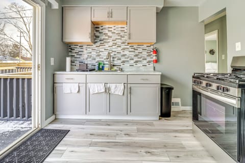 Kitchen | 1st Floor | Cooking Basics | Tea Kettle | Refrigerator | Microwave