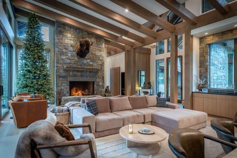 Mountain Lake Chalet - Living Room
