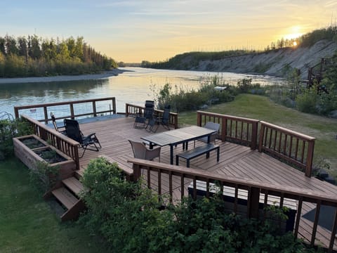 Sunset views from deck 
