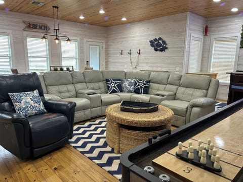 Beautiful leather power reclining furniture