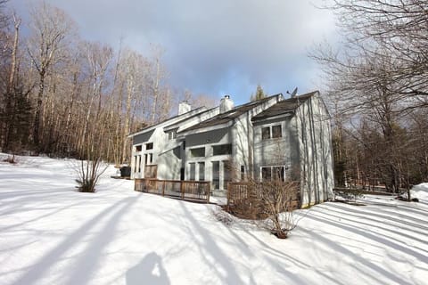 Large, private deck and spacious backyard 