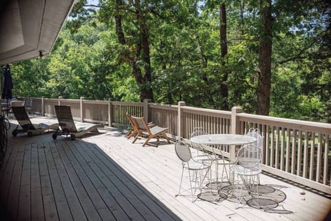 Watch the wildlife from the deck. 