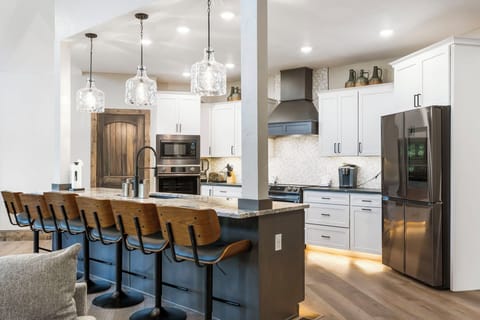 Full Kitchen with Major Appliance and Extra Bar Seating