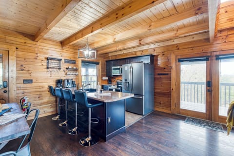 Fully-equipped kitchen.