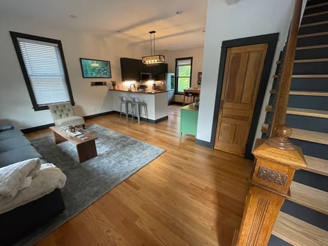 Smart TV, foosball, table tennis, books