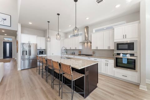 Lots of space for meal prep, baking, or entertaining.