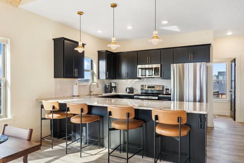 Extra bar seating for the kitchen!