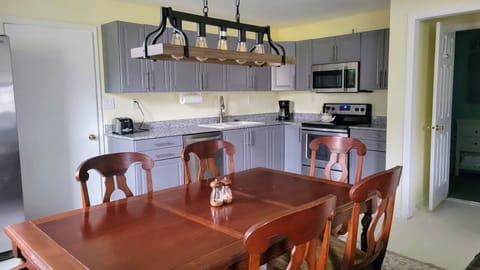 Well stocked kitchen and large dining area for family meals!