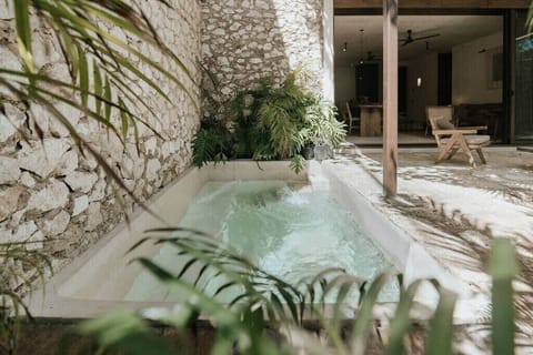 Private pool located in the unit's patio.