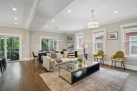 Living Room Unit 2 | Open Concept Living Area with Natural Light | Unit 2 — Second Floor of Building — Unit on One Level