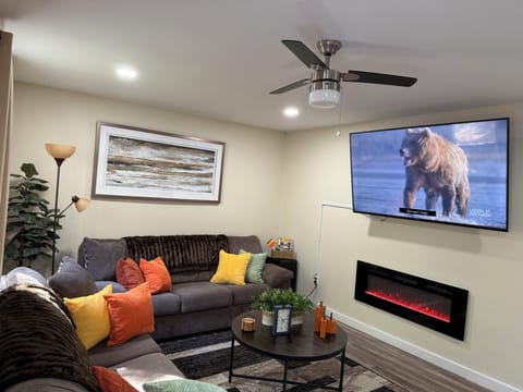 Welcome to the Living Room! Two comfy couches for catching up with friends 