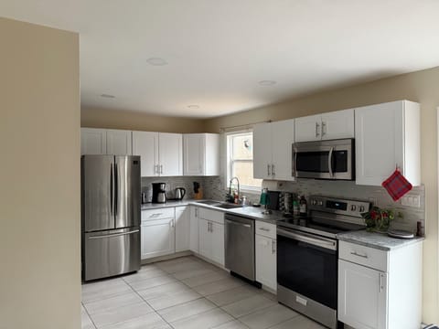 The kitchen is fully equipped and you can cook your favorite meals right here!