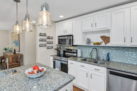 Cooking & baking essentials, including wide variety of spices, provided