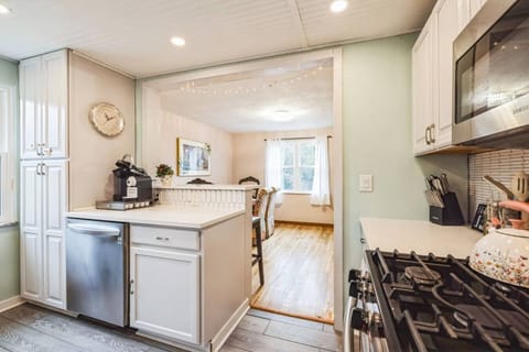 Enjoy an open-concept layout where the kitchen meets the dining room