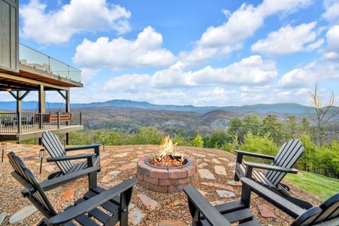 Enjoy the AMAZING VIEW while having smores & telling stories by the firepit!