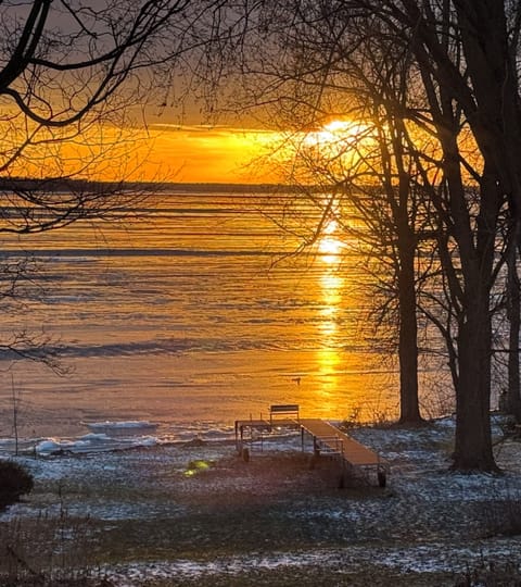 Beautiful sunsets over Oneida Lake.