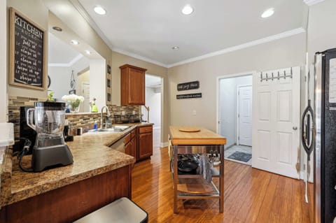 Laundry just off kitchen area.