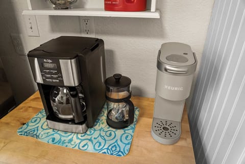 Start your day with a freshly brewed cup of coffee.