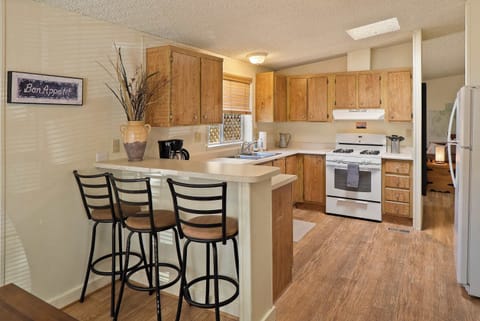 Prepare delicious meals in our fully equipped kitchen.