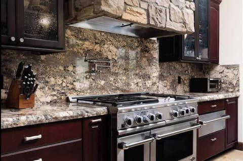 State-of-the-art appliances in our gourmet kitchen.