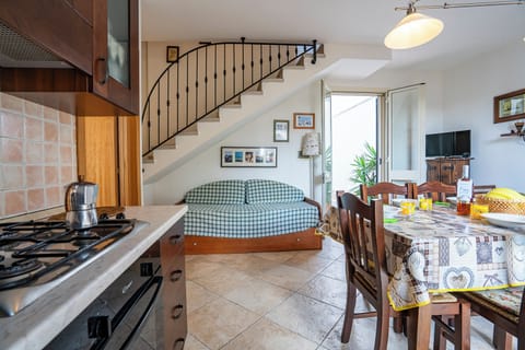 Kitchen and dining area
