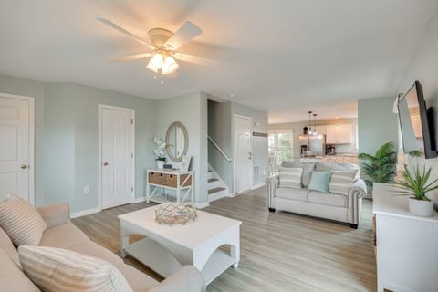 Living Room | 1st Floor | Queen Sleeper Sofa | Central A/C & Heating