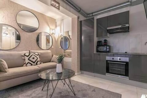 Salon avec cuisine équipée (1)