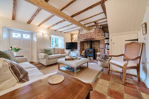 sitting room with inglenook fireplace
