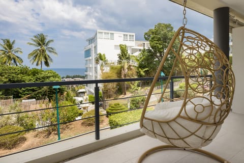 Large balcony with views over the Andaman Sea
