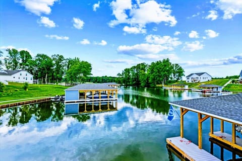 Lakefront View - The kind of water view that resets the whole week: still water, private dock, room to spread out on shore.