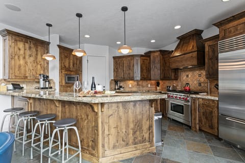 Indoors, Kitchen, Kitchen Island, Furniture, Bar Stool