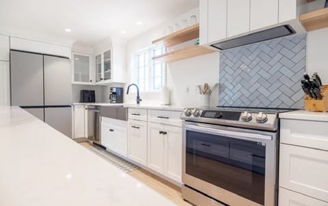 Fully stocked kitchen