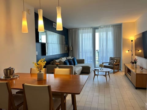 Living and dining area