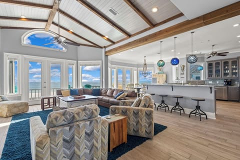 Life's a Beach Top Level Living Room