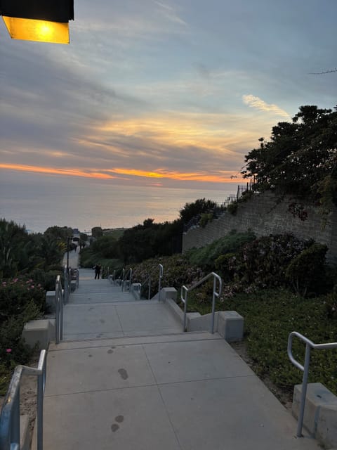 Strand beach. Plenty free parking.