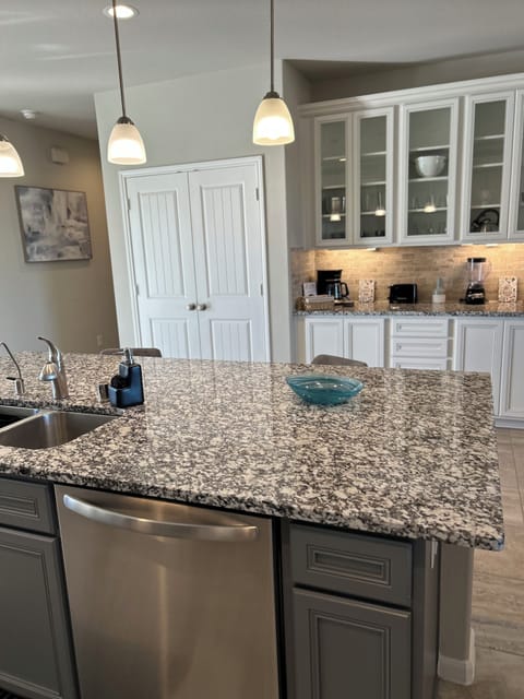Large kitchen island