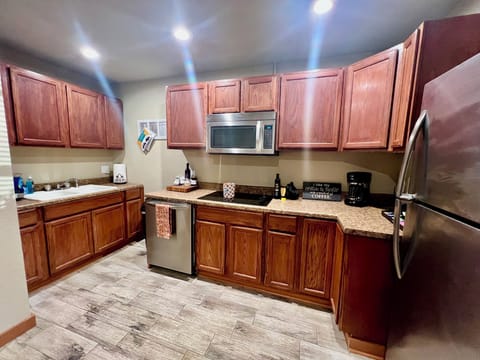 Fully stocked kitchen