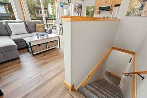 Stairs to the upper level